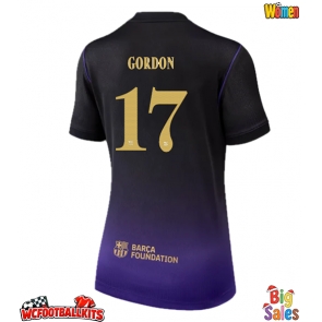 Barcelona Anthony Gordon #17 Replica Away Stadium Shirt for Women 2026-27 Short Sleeve